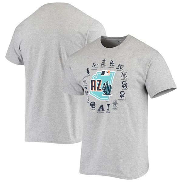 Men's Cleveland Guardians Grey T-Shirt Men's Cleveland Guardians Grey T-Shirt